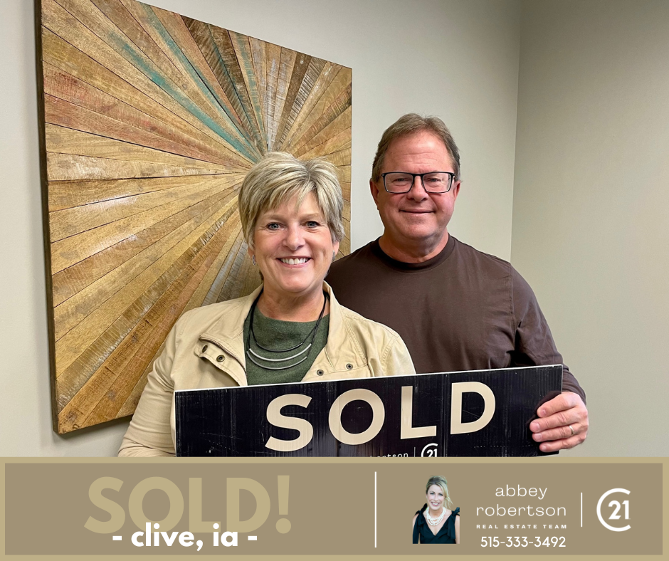 22 years! That's how long these two were raising twin daughters, growing careers and creating bonds with their neighbors!  It was an honor to assist as these two made their way toward a new home in a new state. Couldn't have asked for a better "partner" to work through this home sale with (meticulously caring for their Clive home was part of the charm of this home). Jan, your organization skills are unparalleled. Period. :-) Enjoy every minute of being close to the girls again in your retirement! 